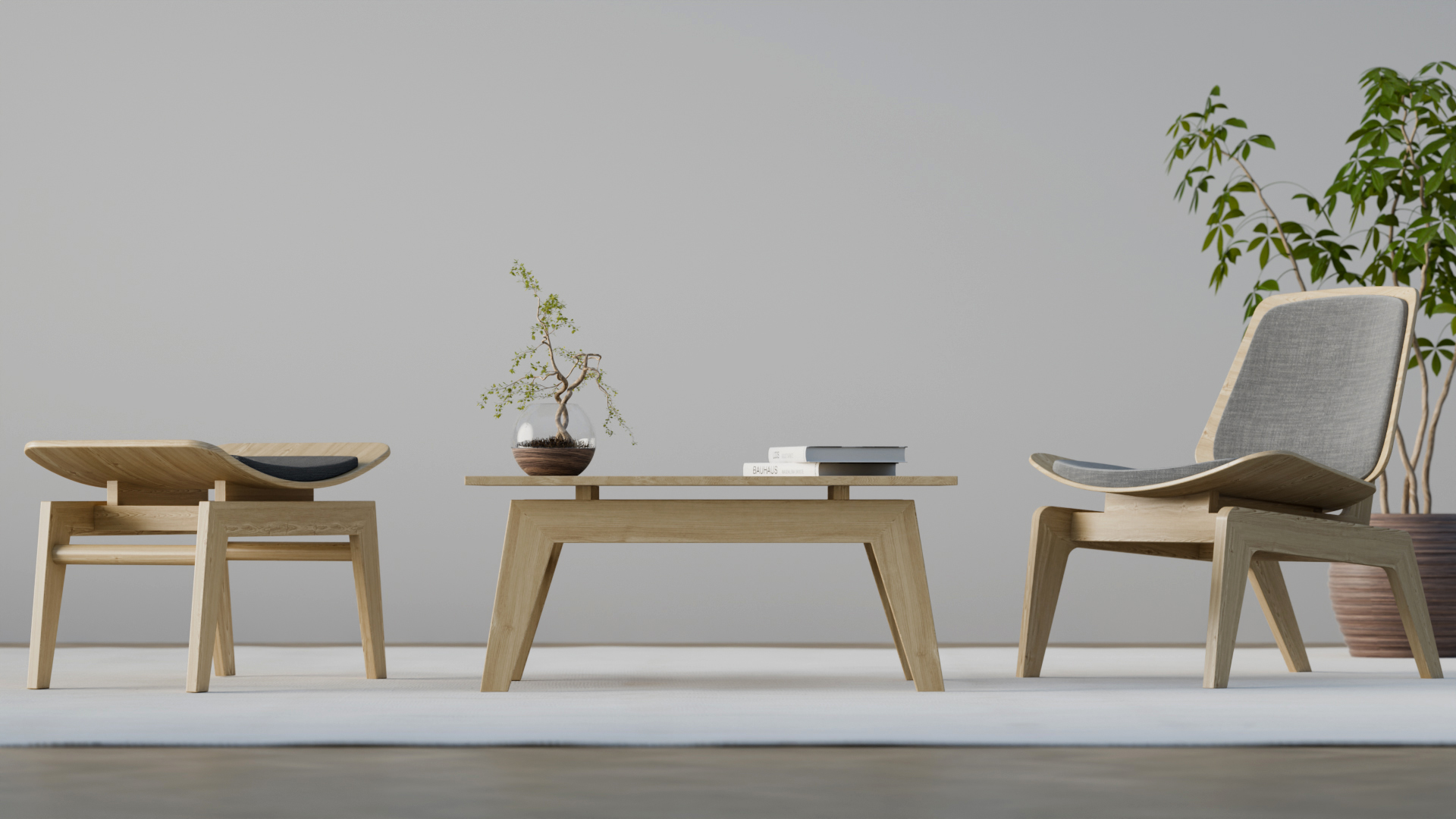 Stolik kawowy B Kodai - minimalistyczny design